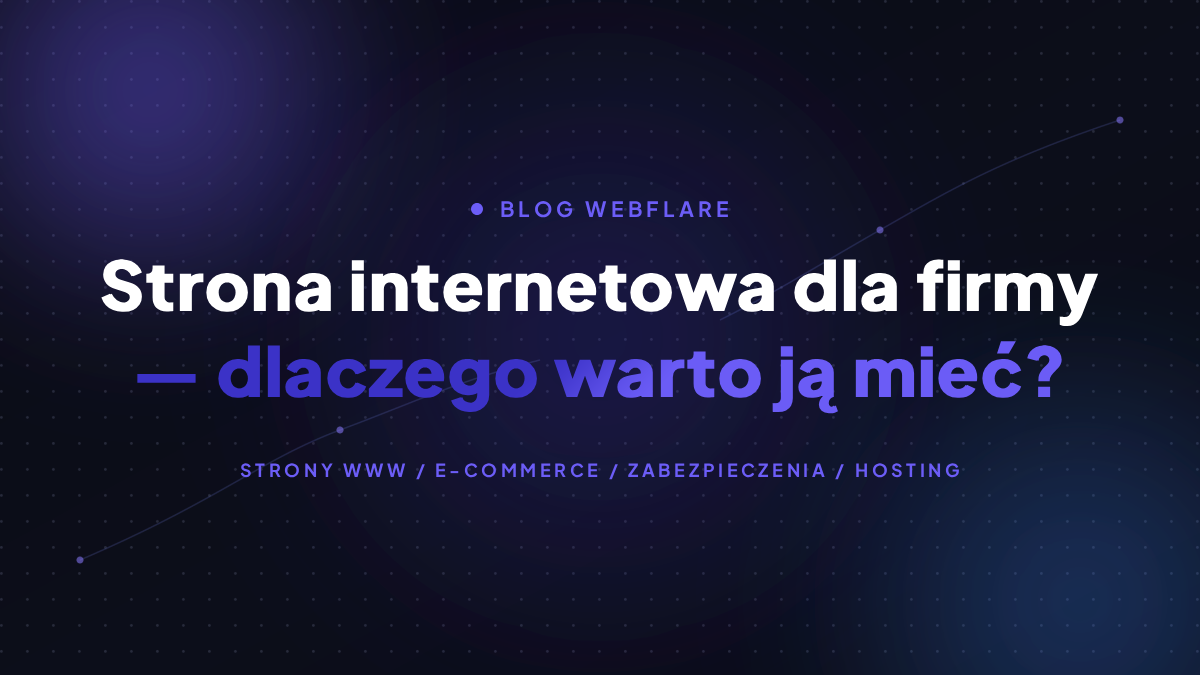 Obecność online małej firmy